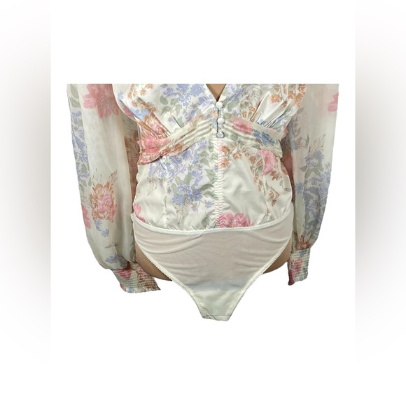 Free‎ People x Revolve Wanderlust Bodysuit in Ivory NEW Medium - Picture 8 of 16